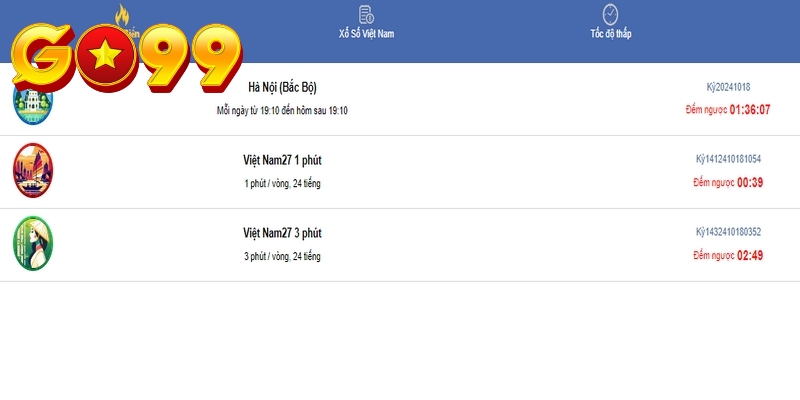 Hướng dẫn chơi xổ số tại Go99